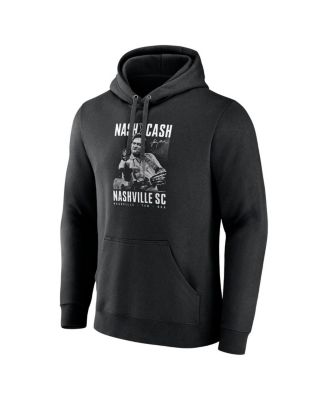 Men's Black Nashville SC Johnny Cash Finger Pullover Hoodie