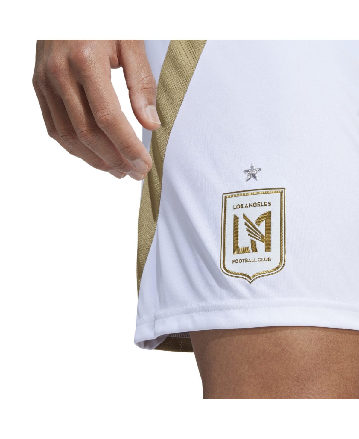 Adidas Originals Men's White Lafc Away 2025 Secondary Authentic Shorts In White