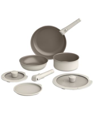 8-Piece Removable Handle Nonstick Ceramic Cookware Set
