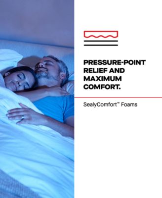 Posturepedic Kersall 14" Medium Tight Top Mattress Set - Queen Split