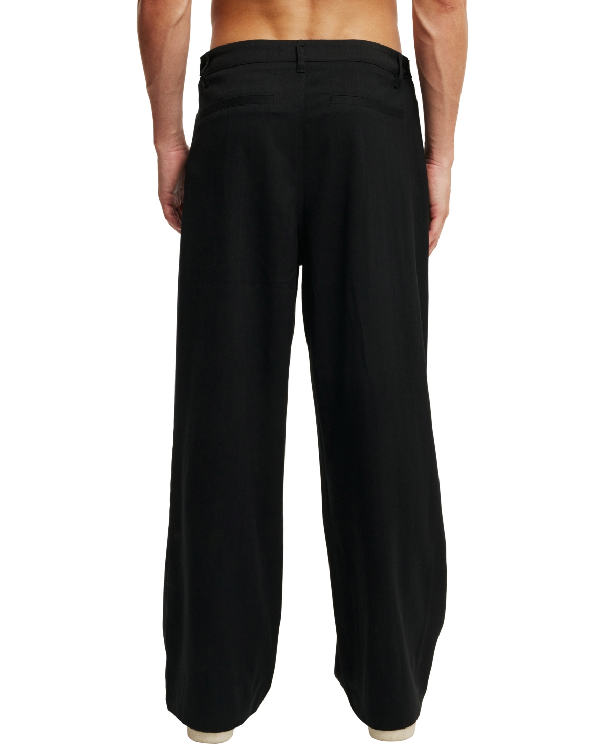 COTTON ON MEN'S SUPER BAGGY PLEATED PANTS 