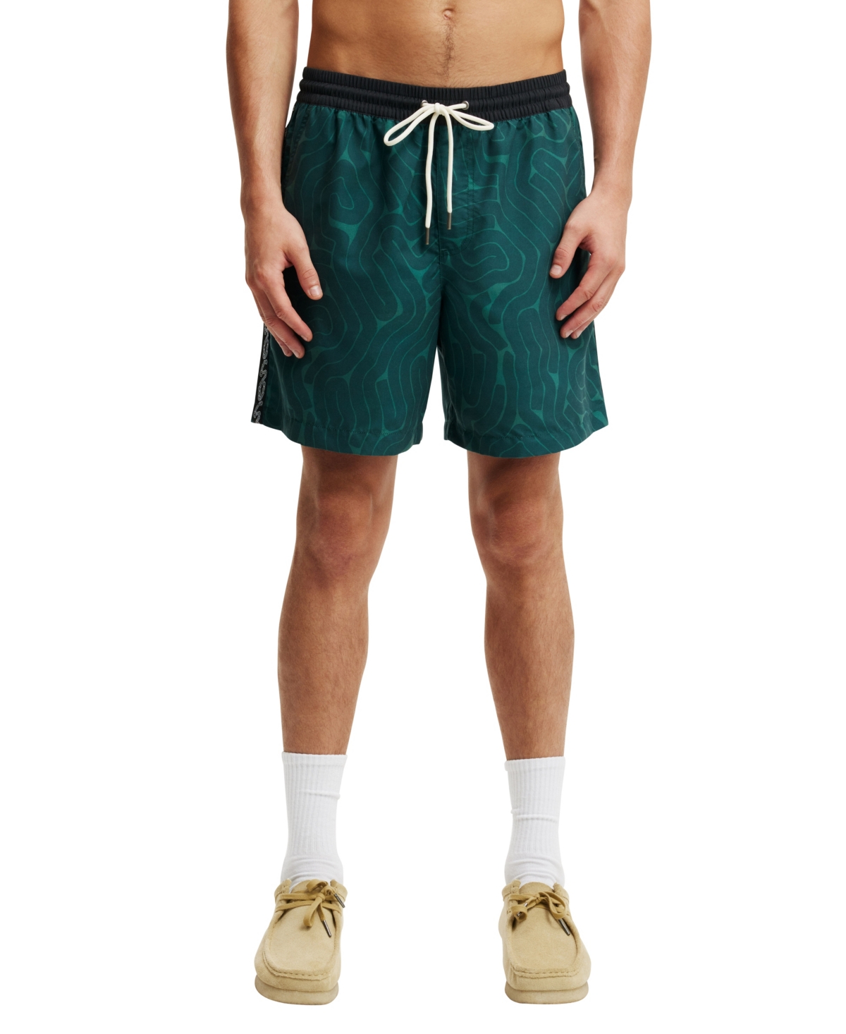 Shop Cotton On Men's Baggy Fit Shorts In Green,tylah Saunders