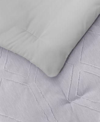 All Season Textured Jacquard Down Alternative Comforter, King
