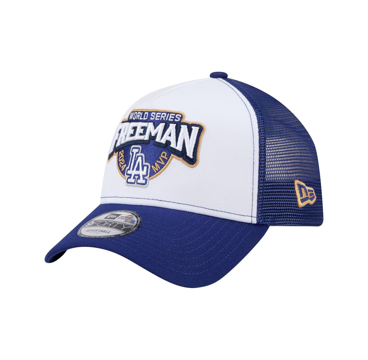 Men's Freddie Freeman White Los Angeles Dodgers 2024 World Series MVP 9FORTY Adjustable Hat