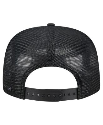 Men's Black Los Angeles Dodgers Gummy Golfer Trucker Adjustable Hat