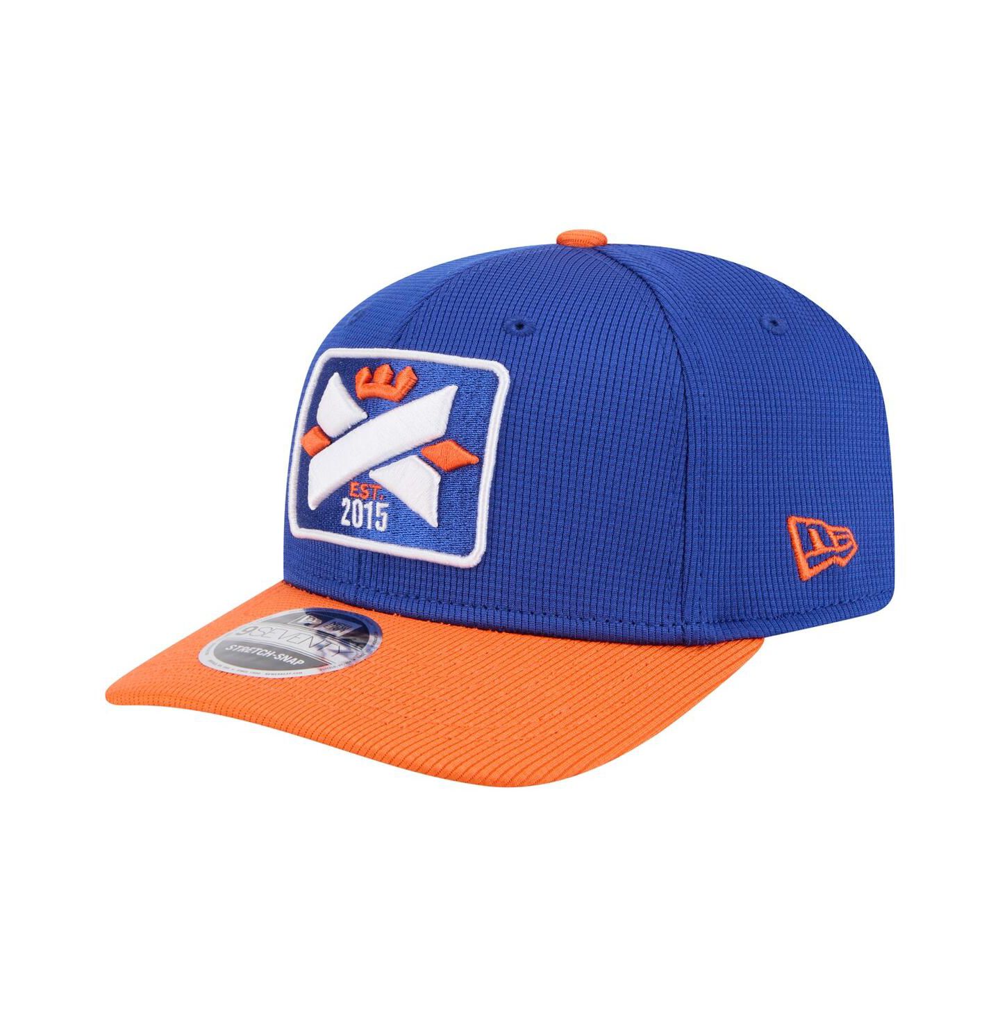 Мужские головные уборы New Era Blue/Orange FC Cincinnati 2025 Jersey Hook 9SEVENTY Stretch-Snap Hat — фото 5