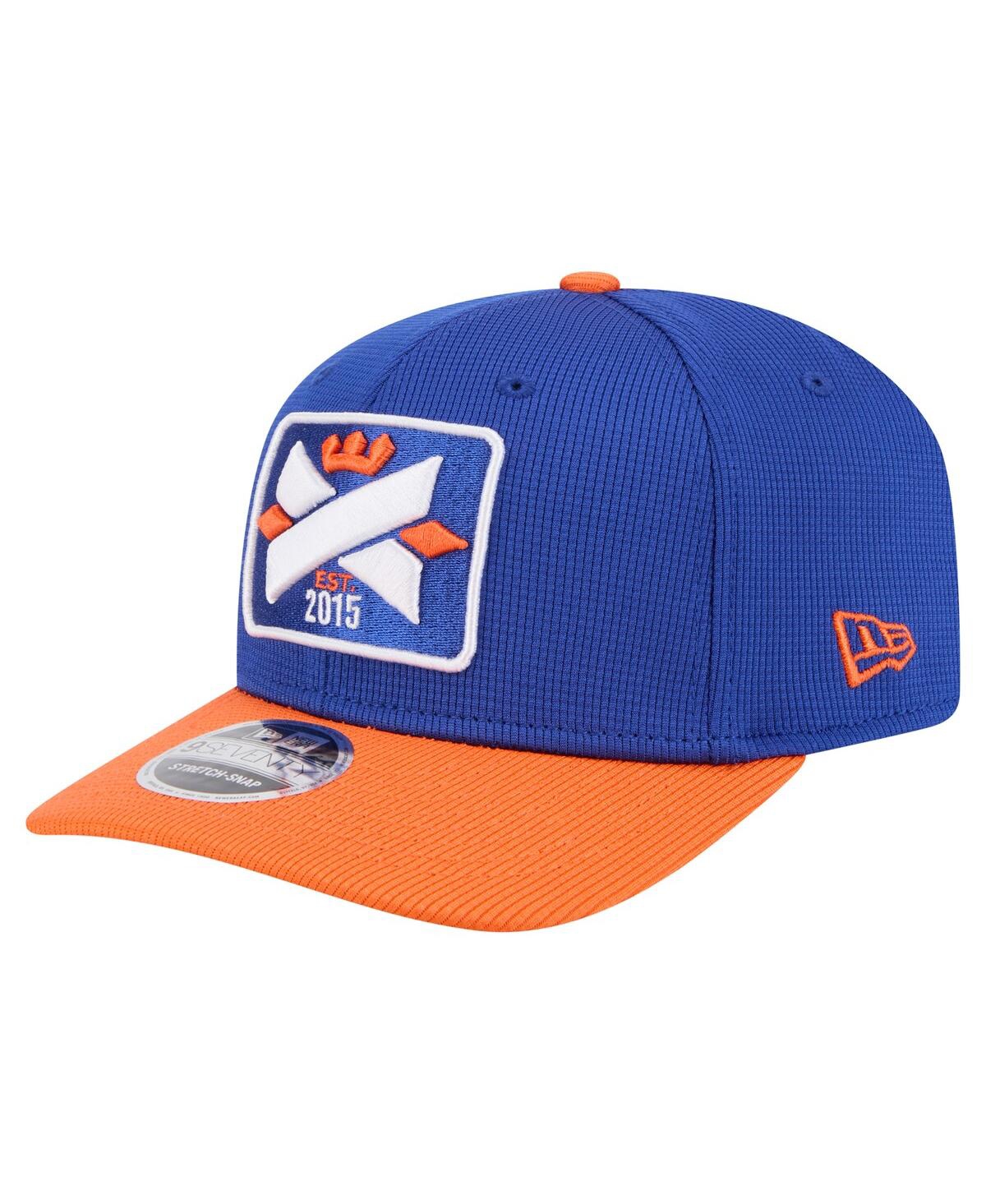 NEW ERA MEN'S BLUE/ORANGE FC CINCINNATI 2025 JERSEY HOOK 9SEVENTY STRETCH-SNAP HAT 