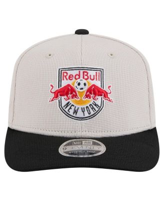 Men's Khaki/Black New York Red Bulls 2025 Jersey Hook 9SEVENTY Stretch-Snap Hat