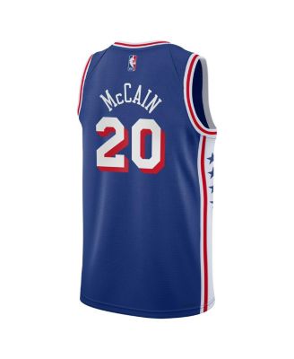 Big Boys and Girls Jared McCain Royal Philadelphia 76ers Swingman Jersey
