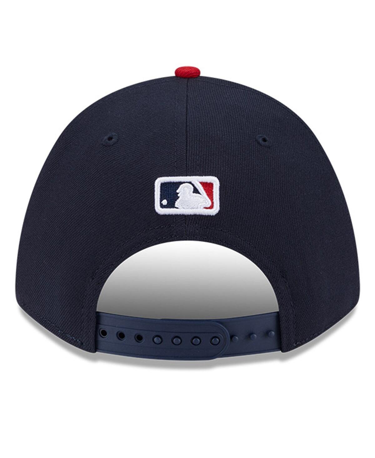 NEW ERA MEN'S NAVY CLEVELAND GUARDIANS PLAYER REPLICA 9FORTY ADJUSTABLE HAT 
