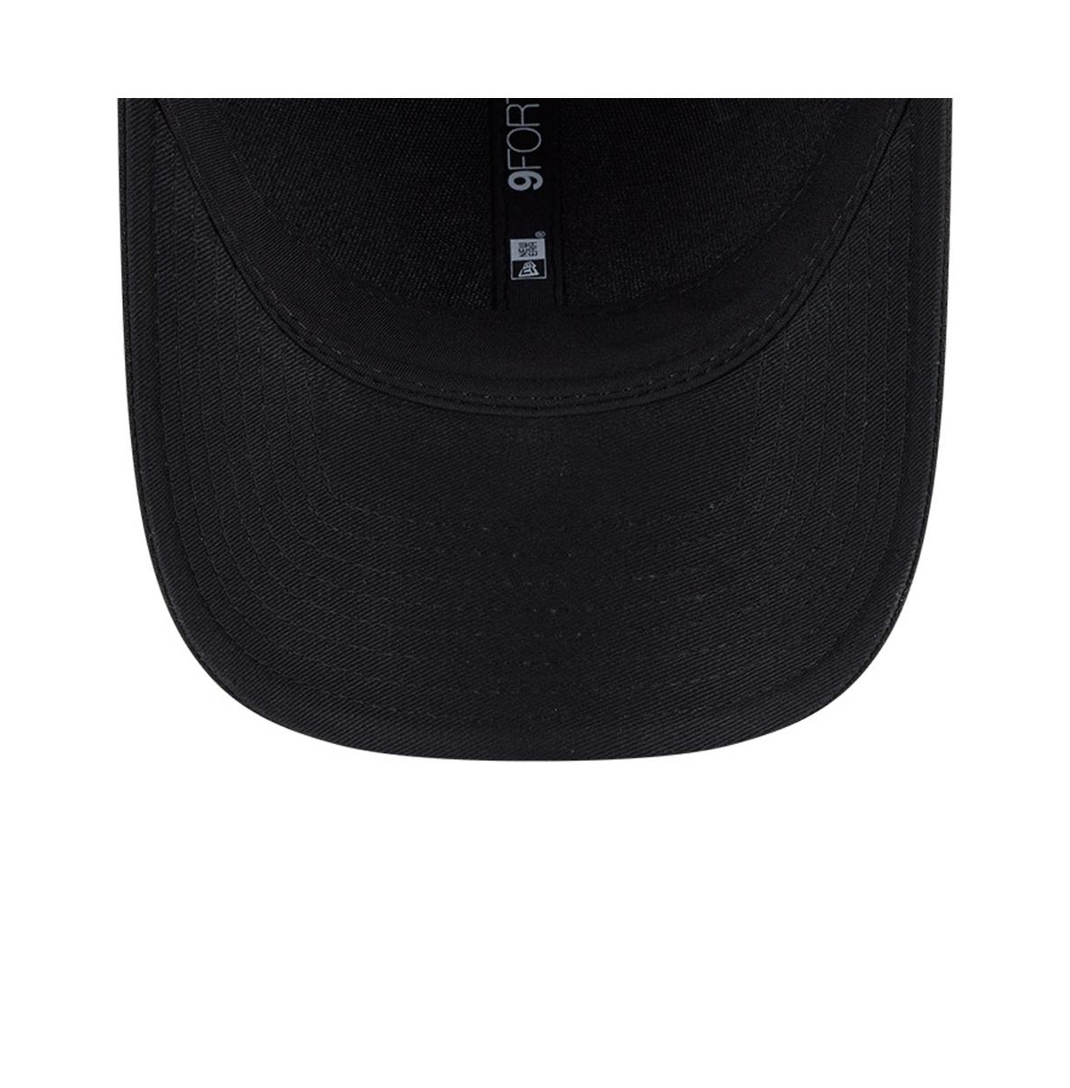 New Era Men's Black New York Mets Player Replica 9FORTY Adjustable Hat