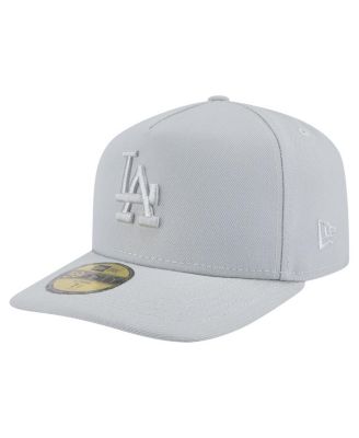 New Era - Men's Gray Los Angeles Dodgers Colorpack 59FIFTY Fitted Hat