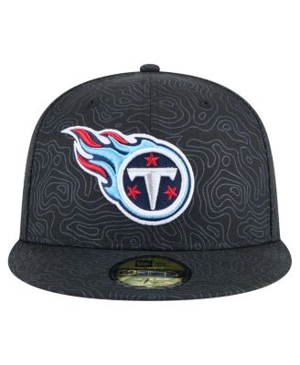 Men's Black Tennessee Titans Geo 59FIFTY Fitted Hat
