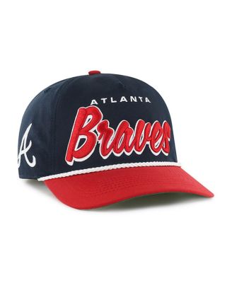 '47 Brand - Men's Navy Atlanta Braves Dropshadow Rope Hitch Adjustable Hat