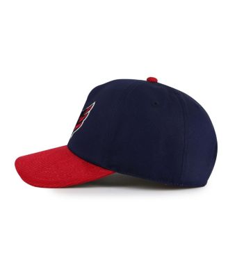 Men's Navy/Red Washington Capitals Burnett Adjustable Hat