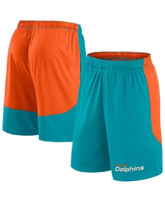 Fanatics - Men's  Aqua/Orange Miami Dolphins Big Tall Launch Shorts