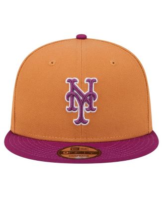 Men's Brown/Purple New York Mets Color Pack Two-Tone 9FIFTY Snapback Hat