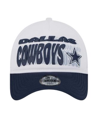 Toddler White Dallas Cowboys Team Printed A Frame 9FORTY Adjustable Hat