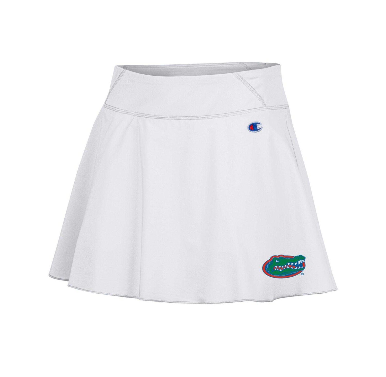 Women's White Florida Gators Tailgate Soft Touch Skirt