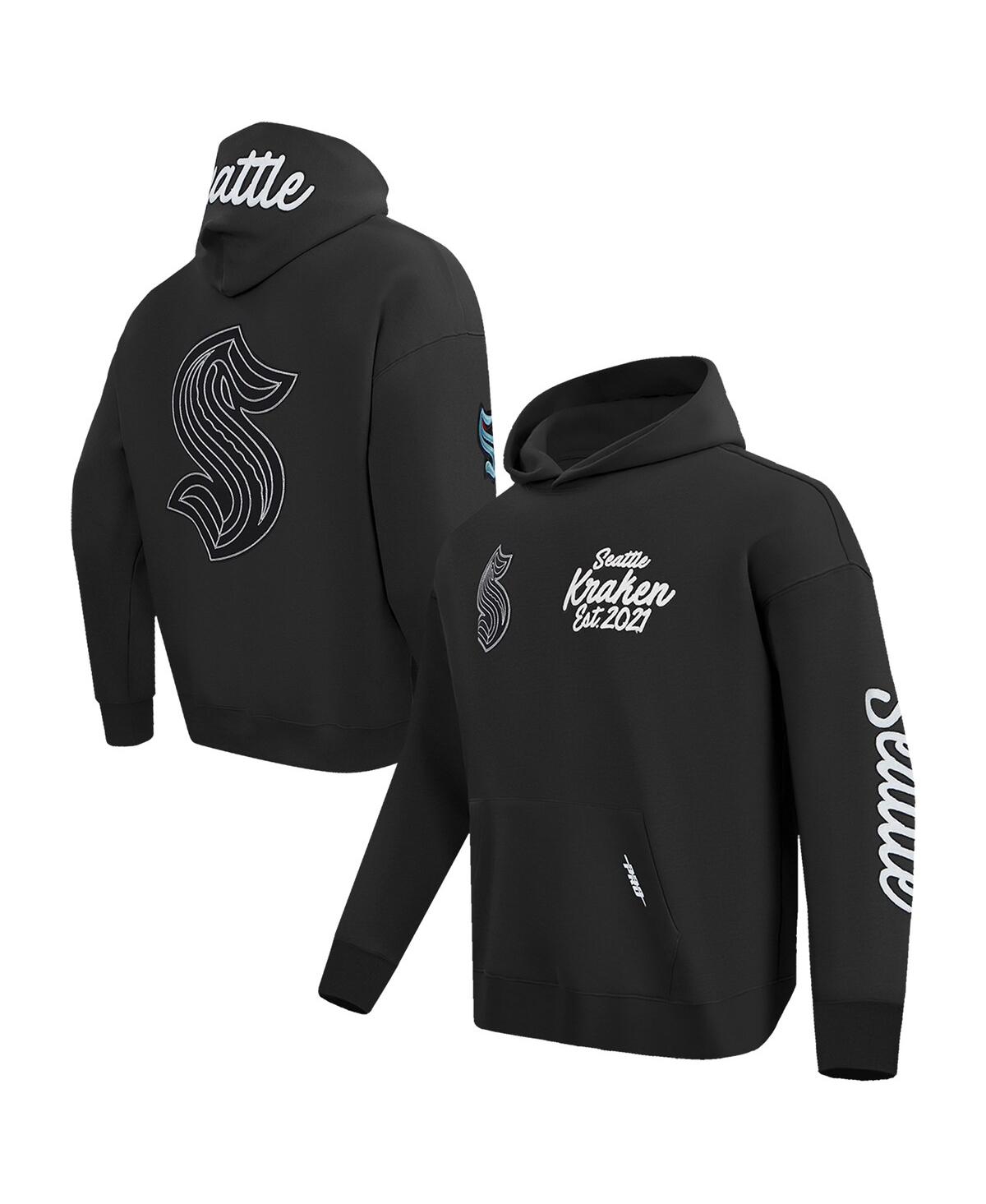 Men's Black Seattle Kraken Paint the City Pullover Hoodie - Black