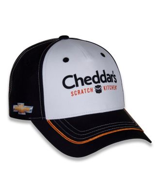 Men's White/Black Kyle Busch Cheddars Uniform Adjustable Hat