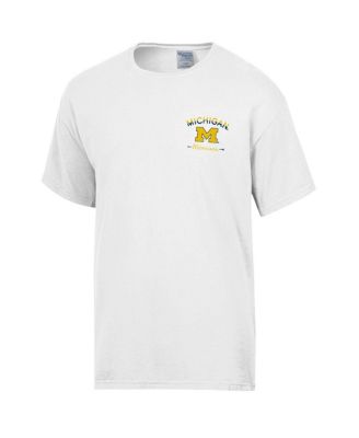 Men's Comfort Wash White Michigan Wolverines Great Outdoors T-Shirt