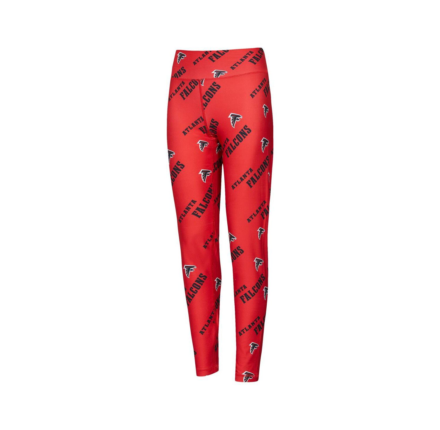 Women's Red Atlanta Falcons Breakthrough Allover Print Knit Sleep Leggings