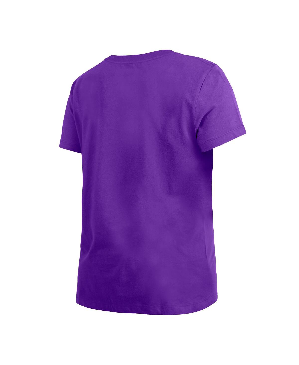 NEW ERA WOMEN'S PURPLE LOS ANGELES LAKERS 2023/24 CITY EDITION T-SHIRT 