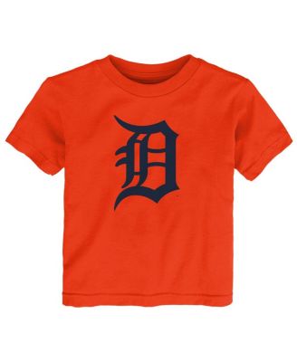Outerstuff - Toddler Orange Detroit Tigers Primary Logo T-Shirt