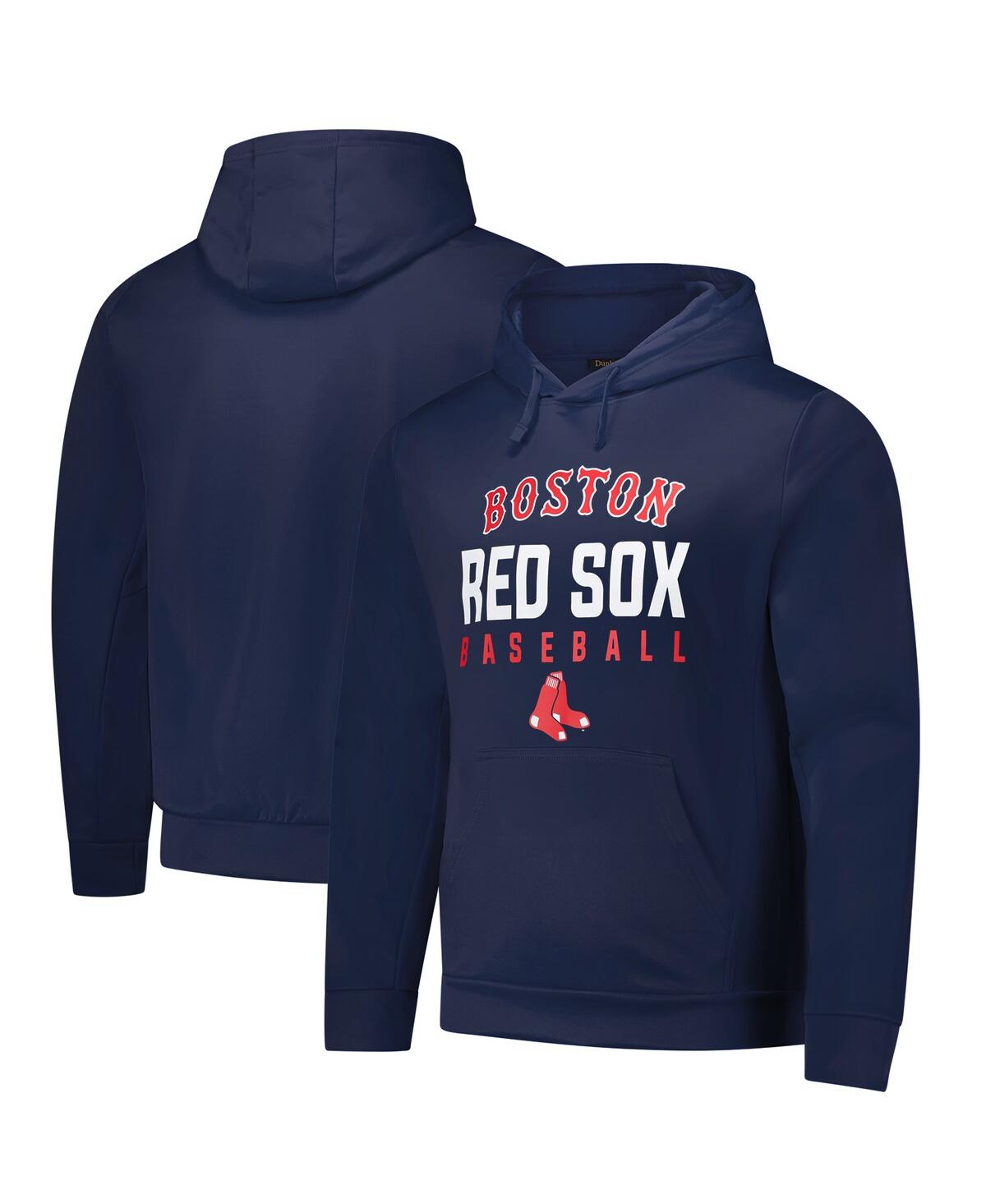 DUNBROOKE MEN'S NAVY BOSTON RED SOX CHAMPION PULLOVER HOODIE 
