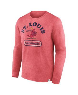Men's Red St. Louis Cardinals Circus Catch Long Sleeve T-Shirt