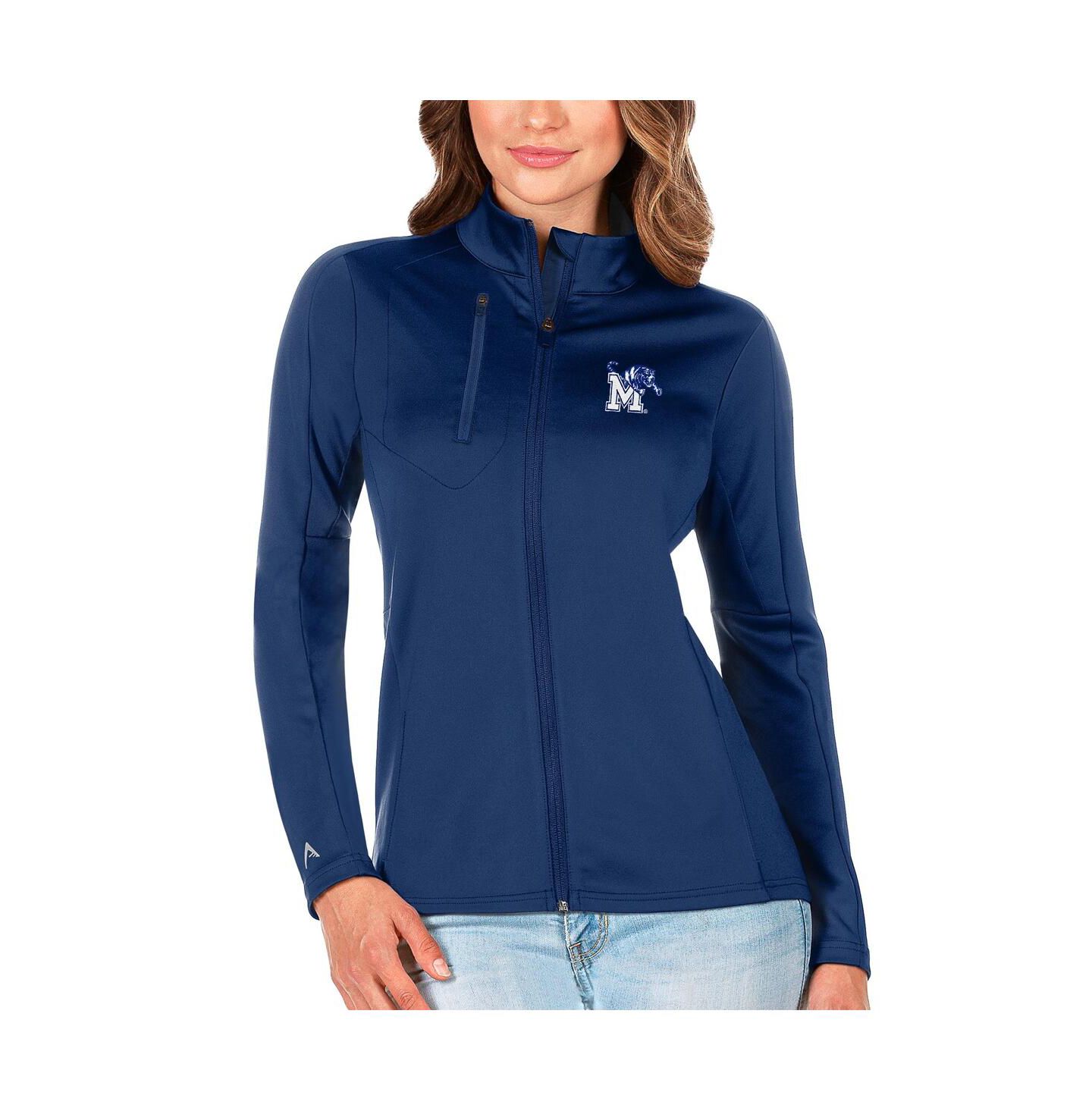 Женская куртка Antigua Royal Memphis Tigers Generation Full-Zip — фото 1