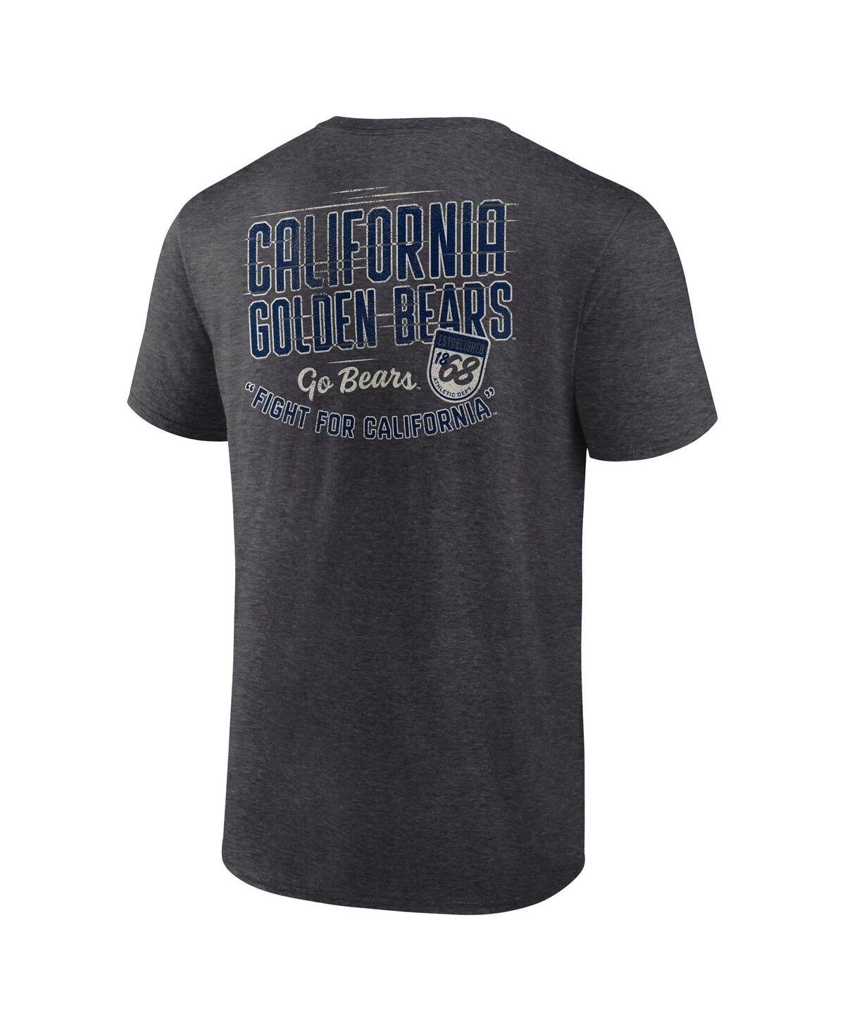 Fanatics Men's  Heather Charcoal Colorado Buffaloes Campus T-shirt In Heather Charcoal