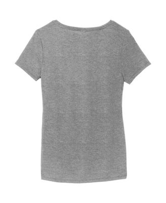 Women's Heather Gray Chase Elliott Name Number V-Neck T-Shirt