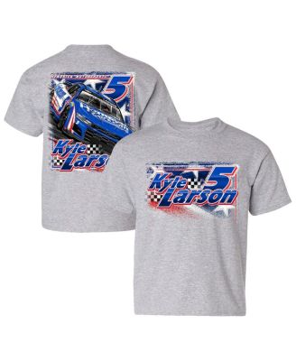 Hendrick Motorsports Team Collection - Big Boys and Girls Heather Gray Kyle Larson T-Shirt