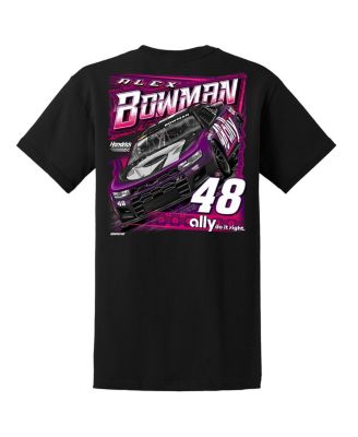 Men's Black Alex Bowman Car T-Shirt