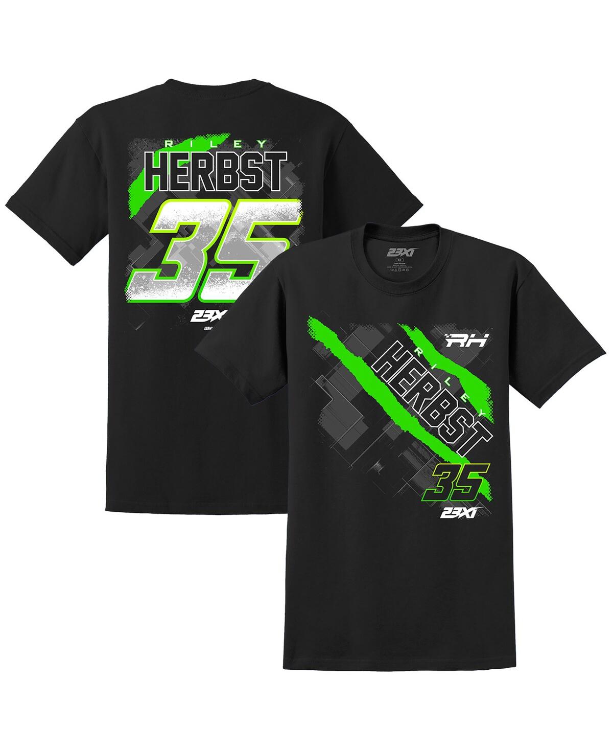 Men's Black Riley Herbst Name Number T-Shirt - Black