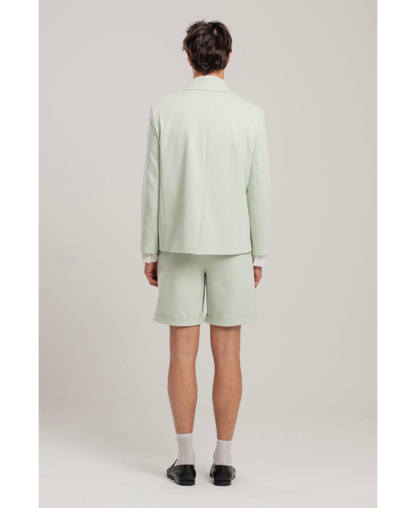 Мужские шорты PCFG Double-Zip Cotton-Blend Casual, цвет: Surf Spray — фото 6
