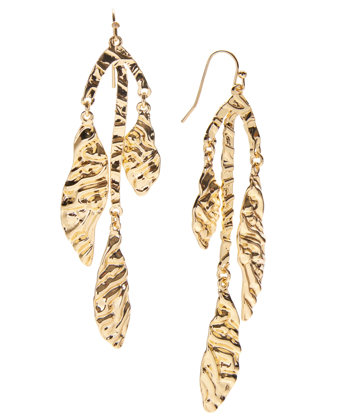 Gold-Tone Textured Sea Life Statement Earrings, Exclusively at Macy's - Gold
