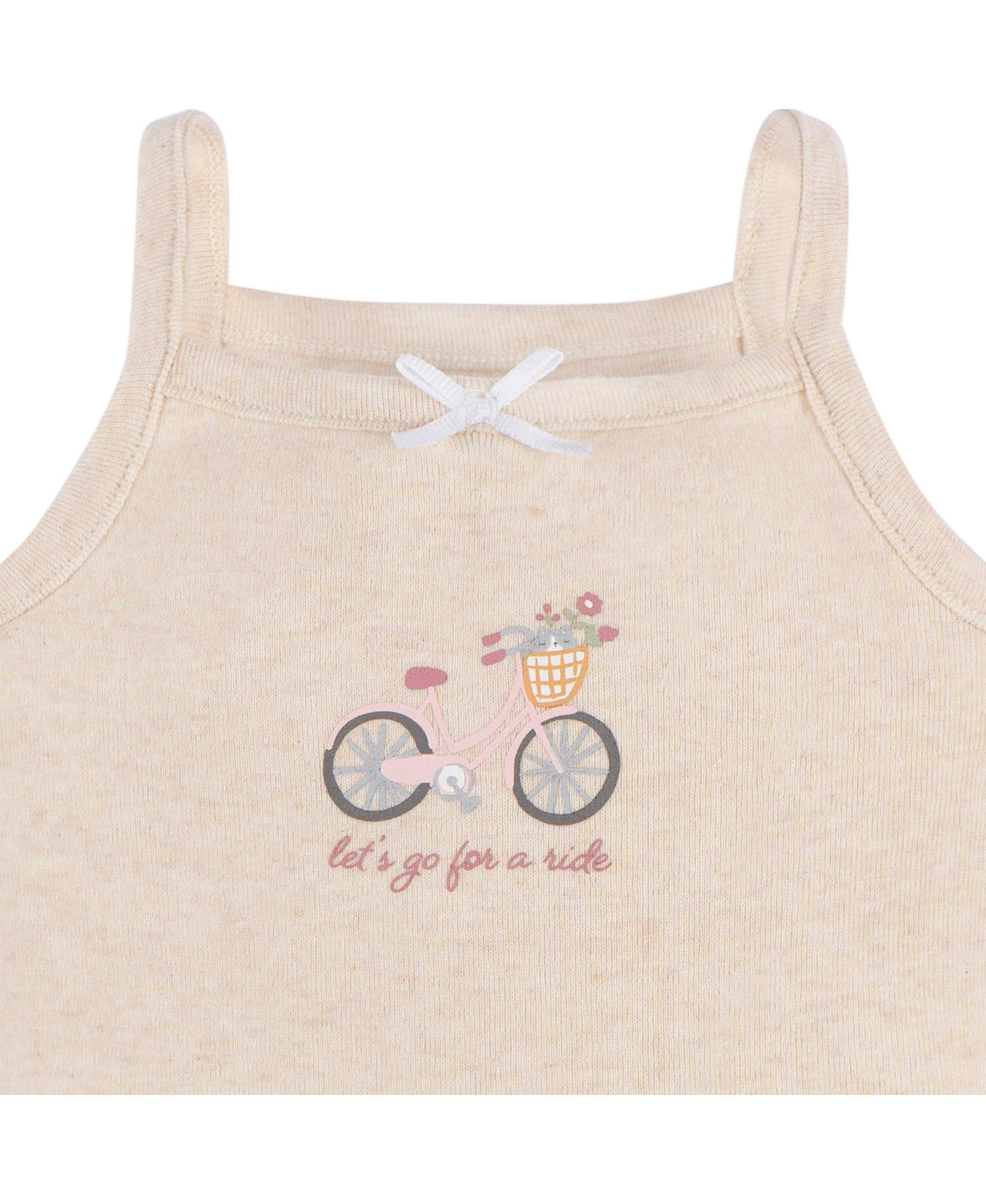 Baby Girls 4-Pack Sleeveless Onesies Bodysuits