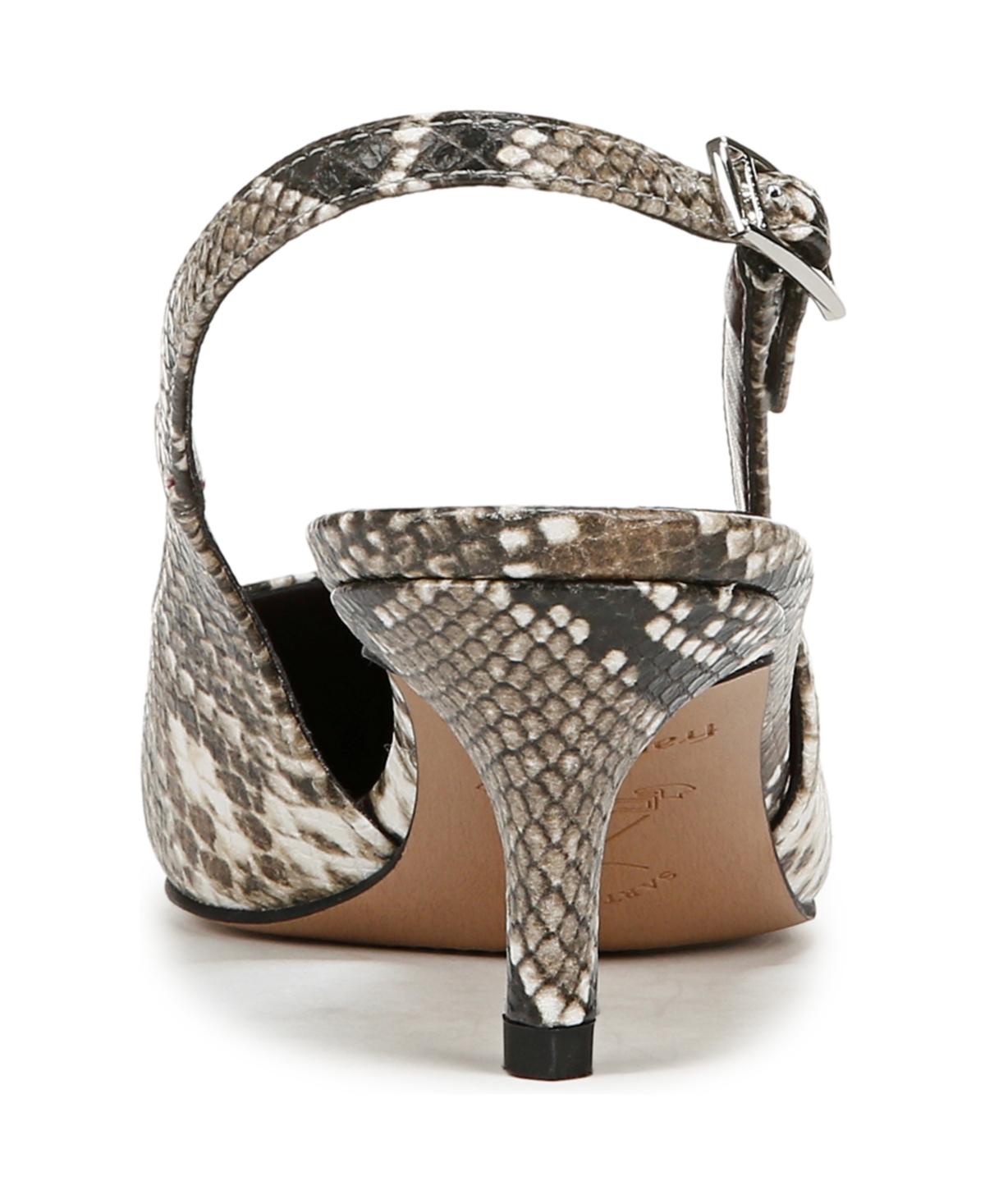 Franco Sarto Kate Slingback Pump In Roccia Snake Faux Leather