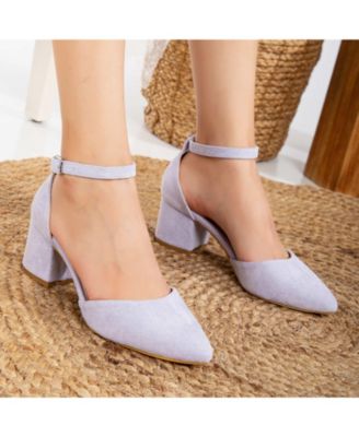 Marcelle Low Block Heel Pumps