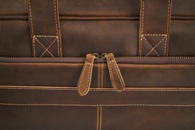 Slim Leather Briefcase - Sleek & Elegant - Perfect for Daily Usage
