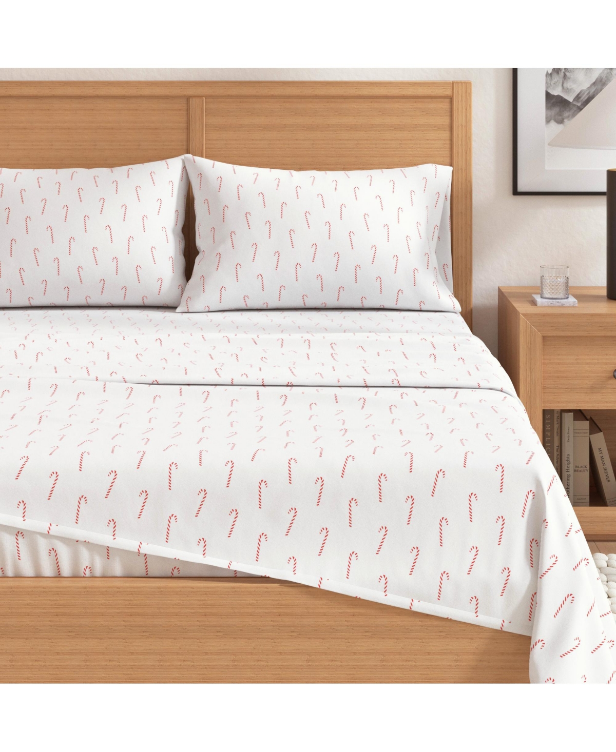 Linery & Co. Ultra-Soft Turkish Cotton Flannel Holiday Print Sheet Set