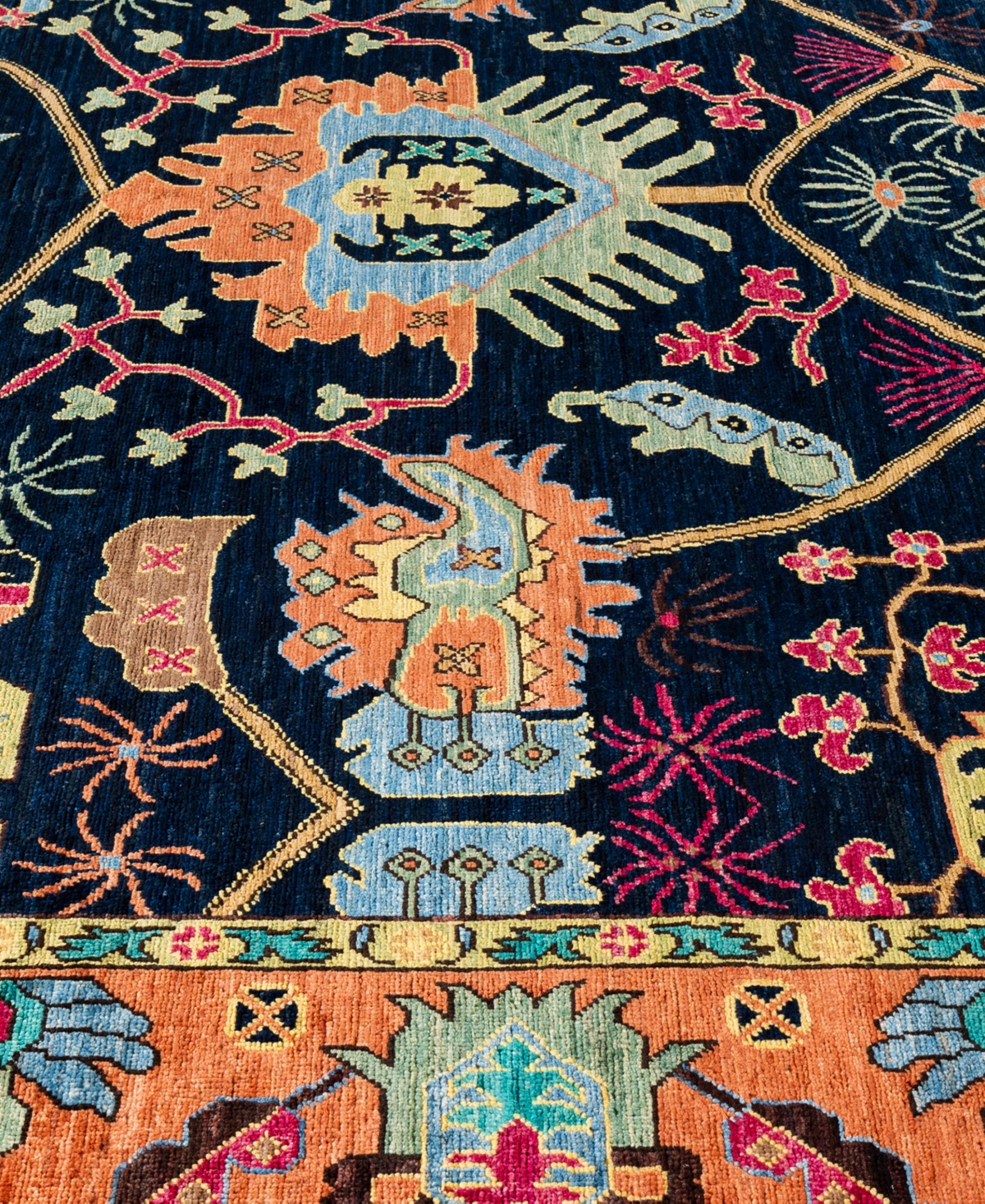 Adorn Hand Woven Rugs Serapi M1945 8'2''x10'3'' Area Rug In Blue