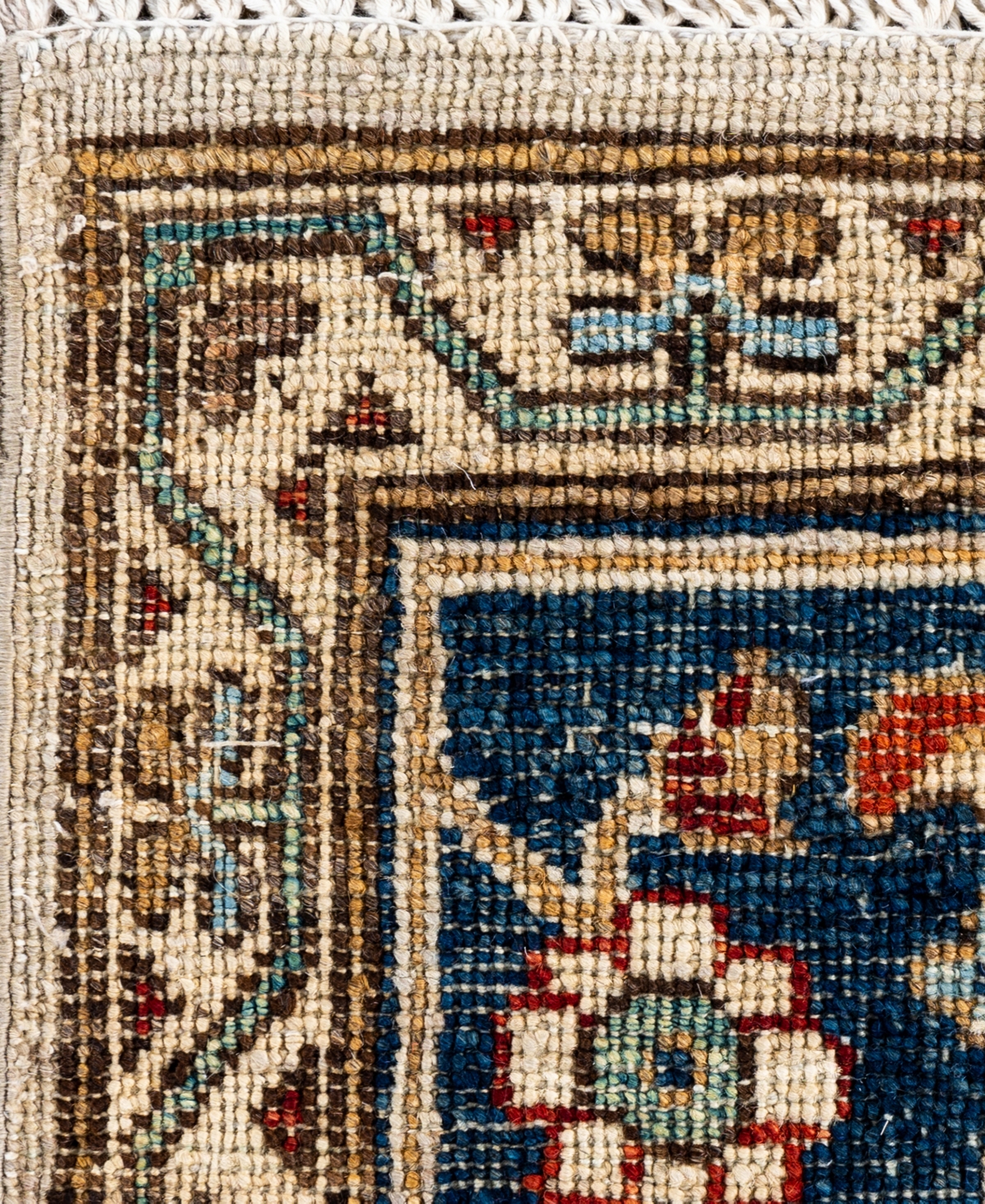 Adorn Hand Woven Rugs Serapi M1945 6'x9' Area Rug In Ivory