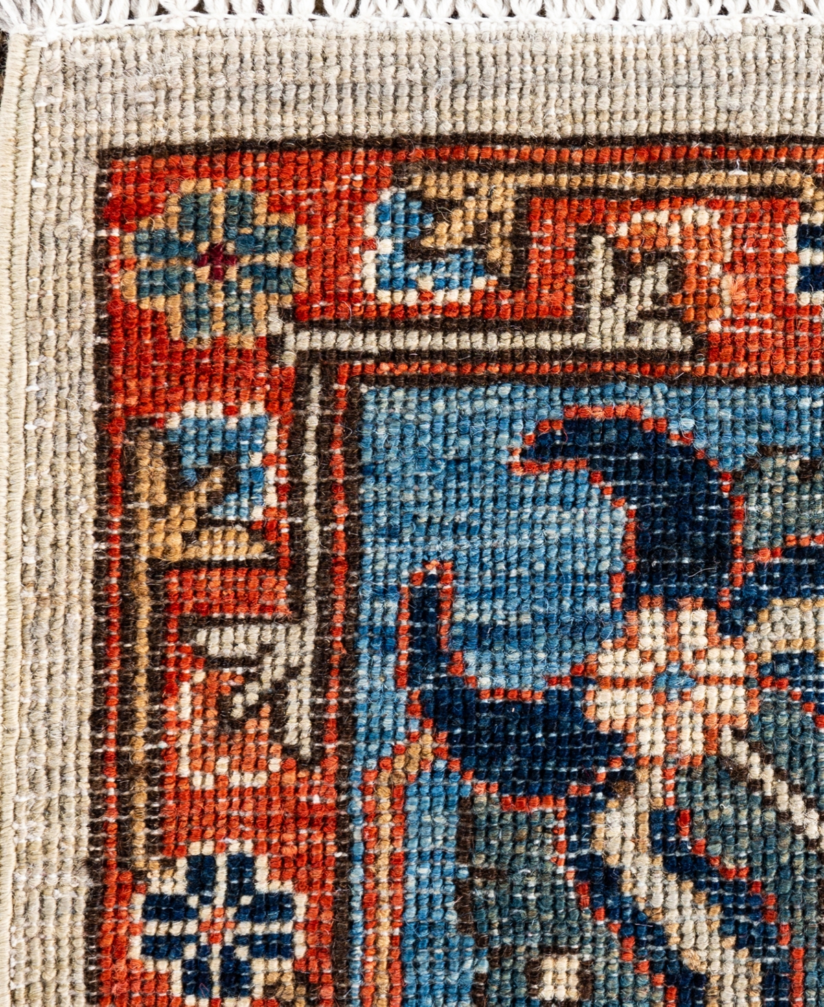 Adorn Hand Woven Rugs Serapi M1945 8'x9'8'' Area Rug In Ivory