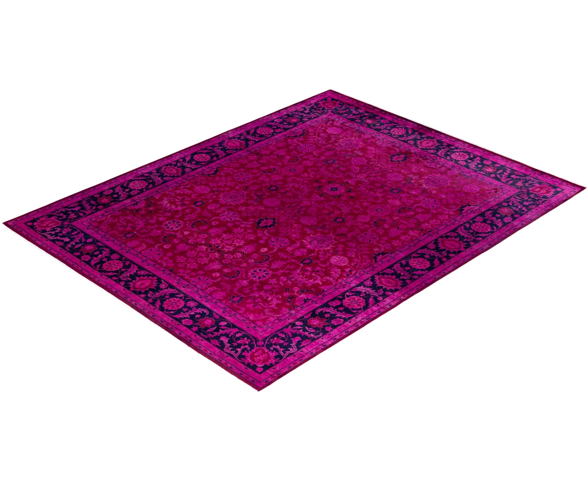 Adorn Hand Woven Rugs Fine Vibrance M1292 8'2''x10'3'' Area Rug In Pink