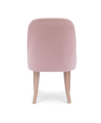 Mid-Century Modern Upholstered Boucle Dining Chair (Set of 6)