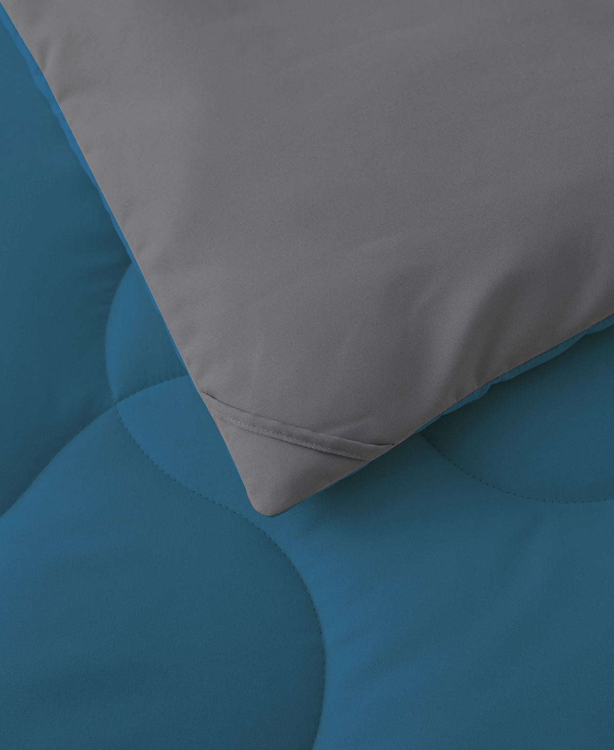 Unikome Lightweight Reversible Quilted Down Alternative Comforter, Twin In Blue